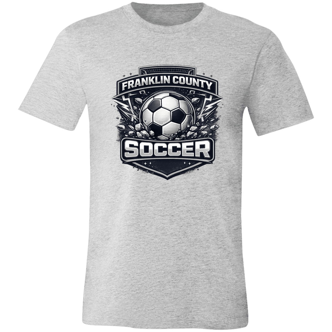 Franklin County Soccer Bella Canvas Tee - 931 Graphics